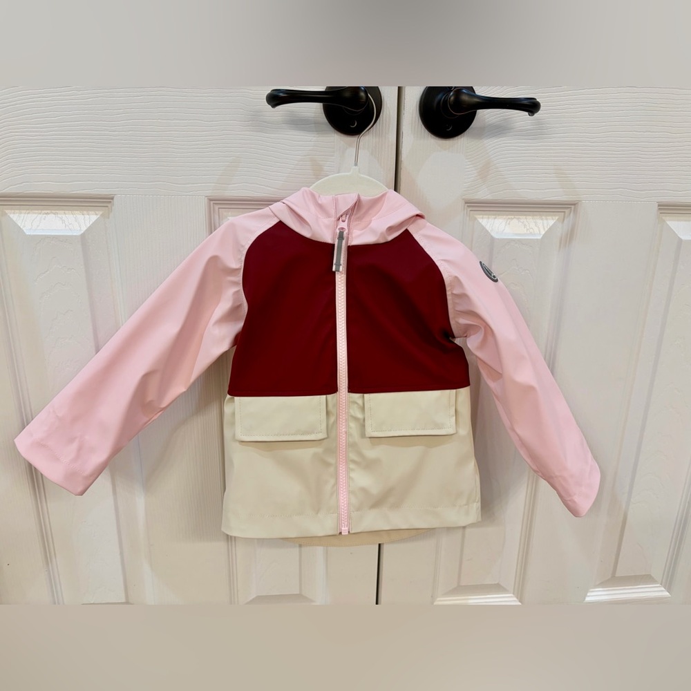 Girls Lands’ End 2T Rain Jacket with Hood